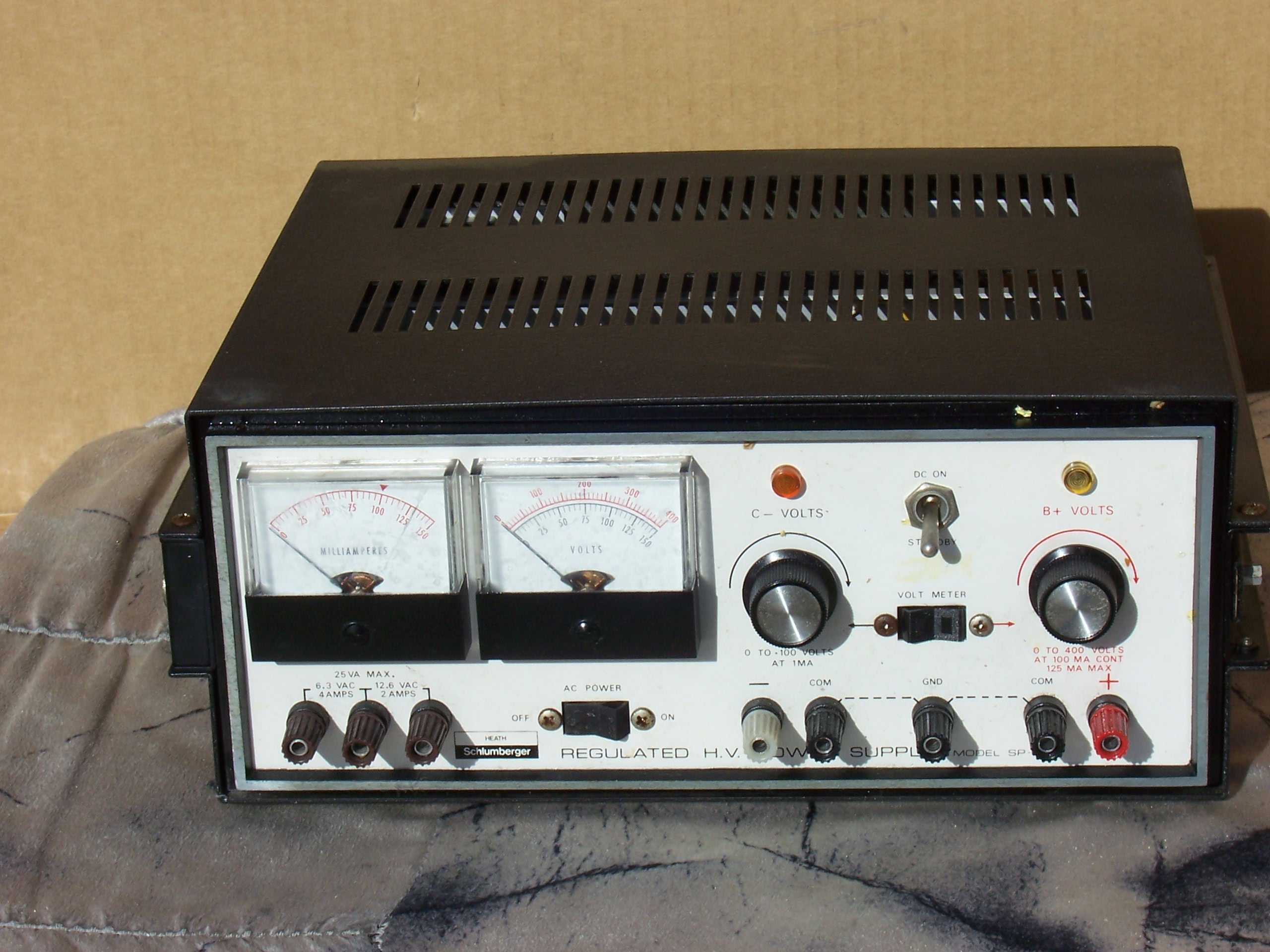 Heath Schlumberger Regulated H.V. Power Supply Model SP-17A - Imagine41