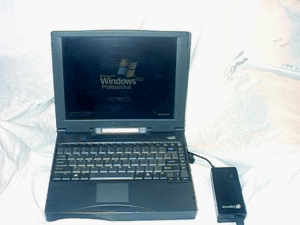 MICRO QUEST AMD 300MHz LAPTOP COMPUTER (NO HARD DRIVE)-0